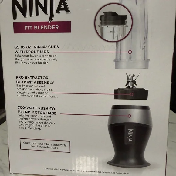 Ninja Fit Blender - Black and Silver - Picture 2 of 6